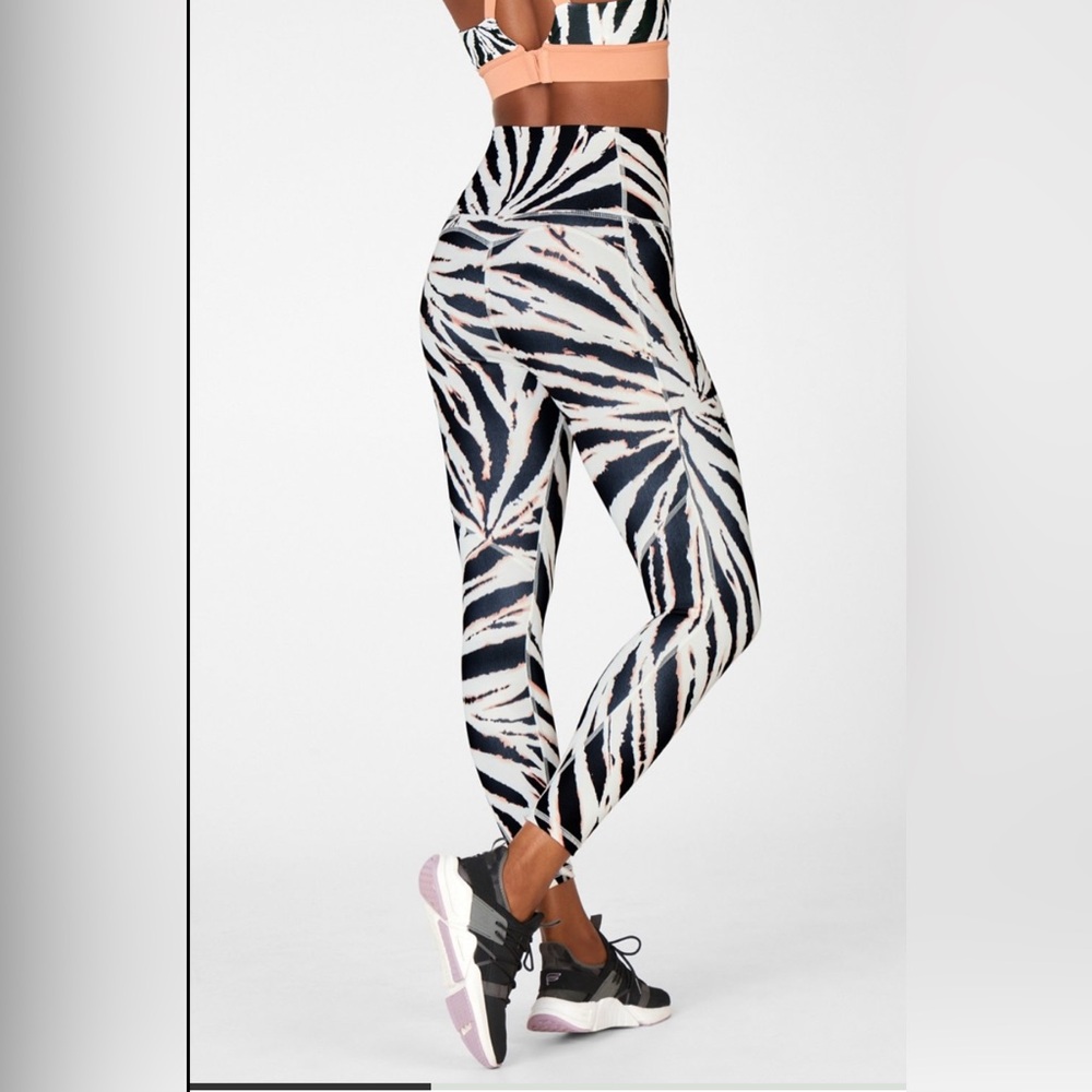 Fabletics PureLuxe Ultra High-Waisted 7/8 legging in zebra print